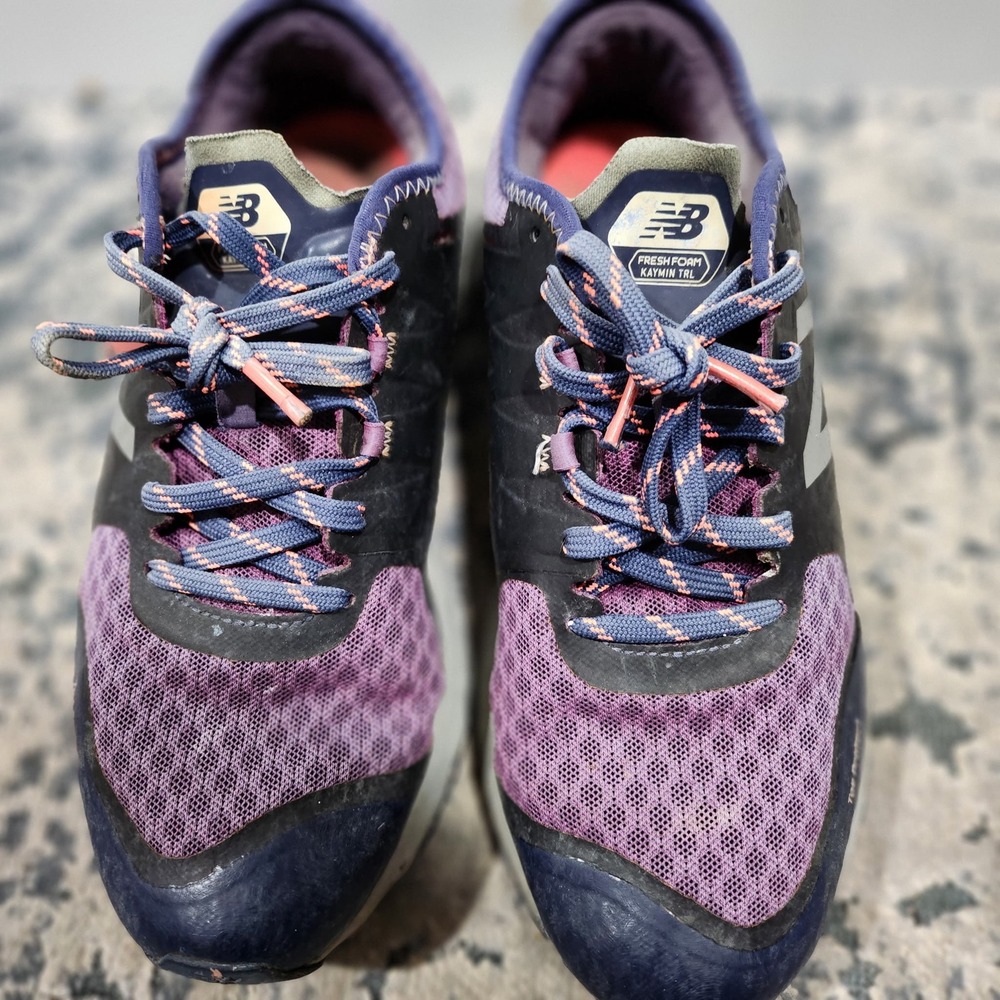 New Balance Fresh Foam Kaymin Trail Shoes Womens Prple Black All Terrain Sneaker